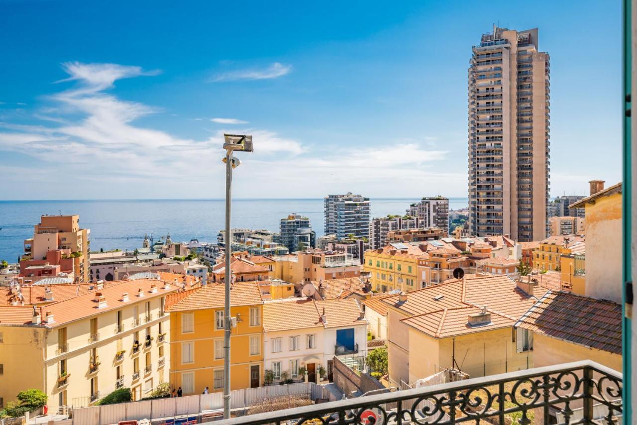 Frontiere De Monaco - Balconnet Vue Mer - Ba Appartement Beausoleil Buitenkant foto