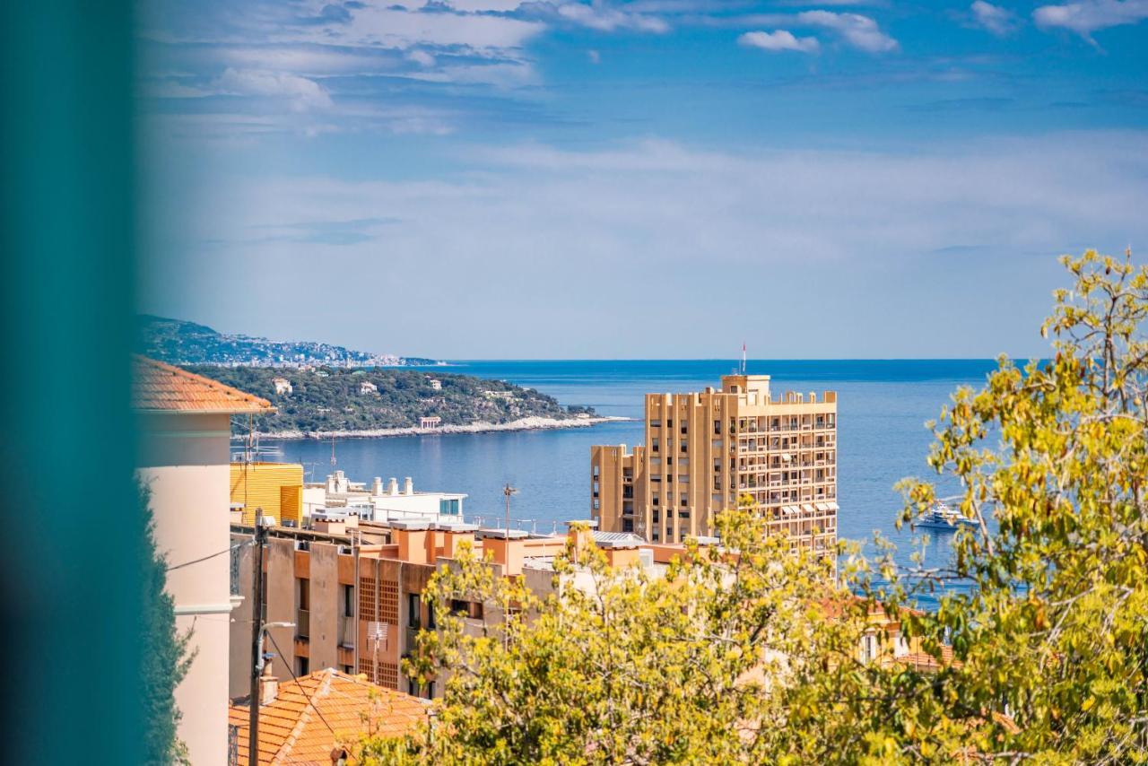 Frontiere De Monaco - Balconnet Vue Mer - Ba Appartement Beausoleil Buitenkant foto